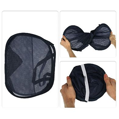 1 Pcs 90l Folding Laundry Basket Portable Hamper Basket For Bathroom