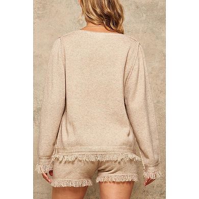 Fashnzfab A Solid Knit Sweater