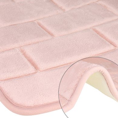 Memory Foam Bath Mat Soft Absorbent Non-slip Thick Dry Fast Rug Bathroom Floor Tub 16" X 24"