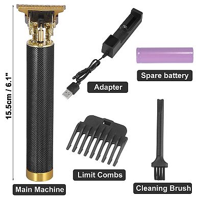 Hair Clippers Kit Li Type Battery Hair Clippers Kits Blade Cutting Trimmer For Men