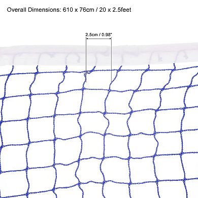 20x2.5 Feet Badminton Net Badminton Court Netting Replacement With Box