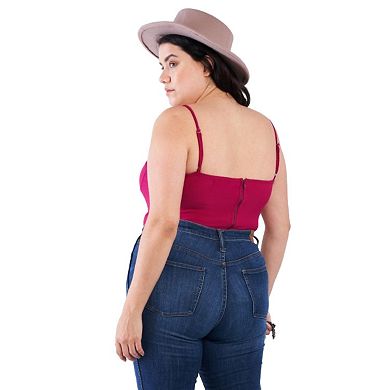 Fashnzfab Plus Size Bodysuit