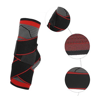 Ankle Support Braces Unisex Adjustable Compression Ankle Brace For Sports One Size Fits Most