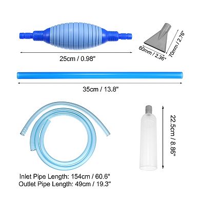 Fish Tank Cleaning Tool Python Aquarium Sand Gravel Cleaner With Flat Sucker