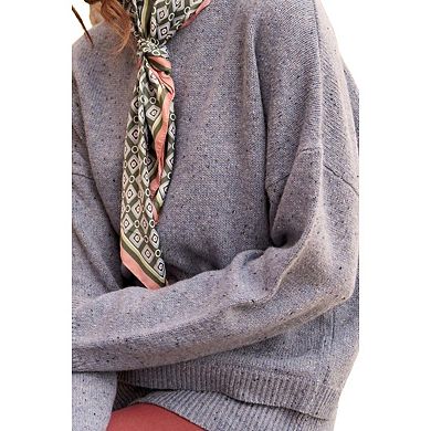 A Multicolor Knit Sweater