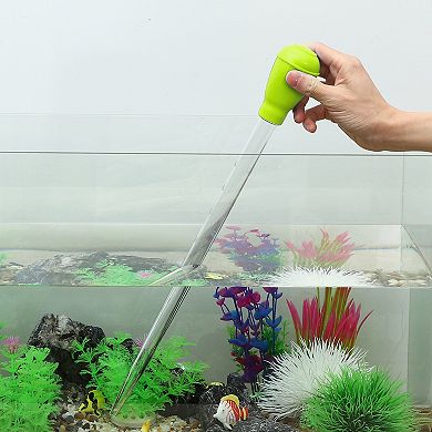 Fish Tank Coral Feeder Tool Sand Gravel Cleaner