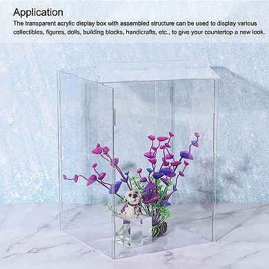 Display Case Box Acrylic Box Dustproof Protection Showcase For Collectibles