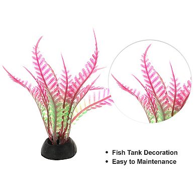 2 Pcs Aquarium Plants Decorations Washable Artificial Aquatic Plant