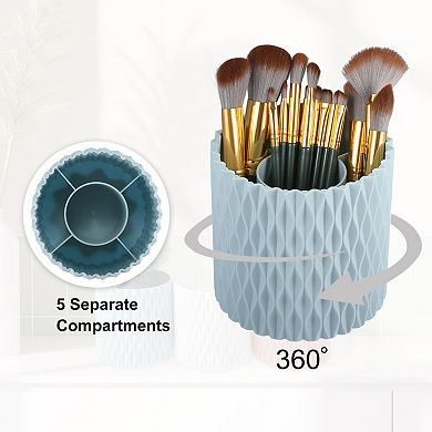 1 Pcs Rotating Makeup Organizer Makeup Brush Holder Organizer Multi-functional Pen Holder