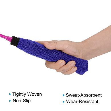 Badminton Towel Grip, 4 Pack Nylon Tennis Racket Overgrip Racquet Grip Anti-skid Sweatband