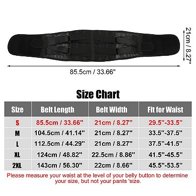 Back Brace For Lower Back Pain Back Support Belt For Women Men With Removable Lumbar Pad S Size