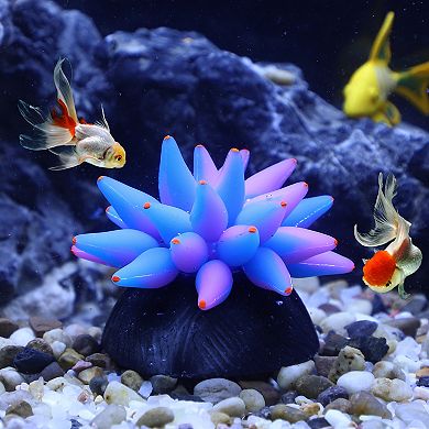 Aquarium Simulation Bubble Coral Fluorescent Coral Glow Fish Tank Landscape Decoration