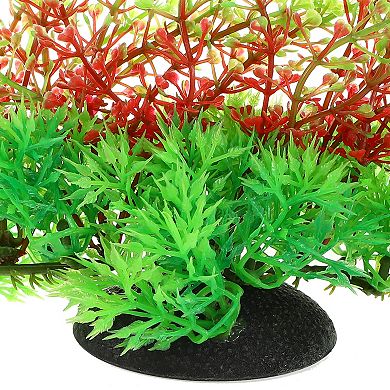 1 Pcs Aquarium Plants Decorations Artificial Aquatic Plant Green 3.54"