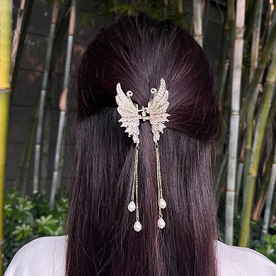 2pcs Hair Clip Classic Butterfly Spider Shape Tassel Hair Clip Hair Accessories For Women