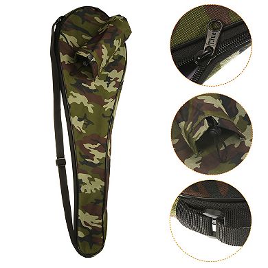 Badminton Racquet Racket Cover Bag Padded Carrying Bag With Shoulder Strap, Dark Camo