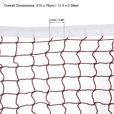 14x2.5 Feet Portable Badminton Net Badminton Court Netting Replacement