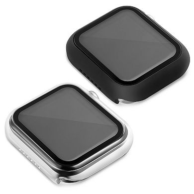 6 Pack Case With Tempered Glass Compatible With Apple Watch Series 7/8 45mm