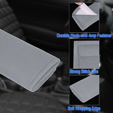 Safety Seat Belt Pads Cover With Soft Polyester Fiber Auto Seatbelt Shoulder Pad 4 Pcs