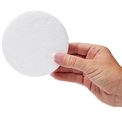 12 Pack Foam Circles For Crafts, Round Discs For Diy Projects, 4 X 4 X 1 In