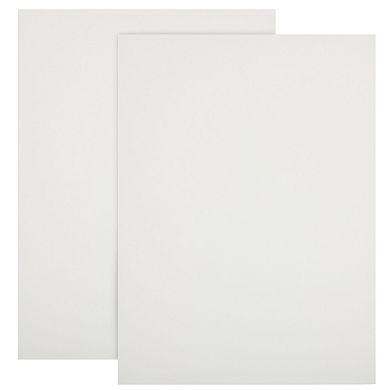 2 Pack Stretched White Canvas Boards For Painting For Acrylic, Oil Paints 30x40"