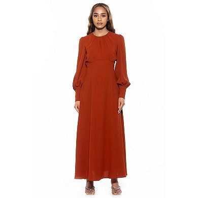 Women's ALEXIA ADMOR Yesenia Flowy Long Sleeve Maxi Dress