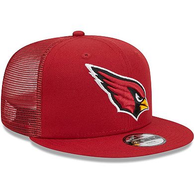 Youth New Era Cardinal Arizona Cardinals  Main Trucker 9FIFTY Snapback Hat