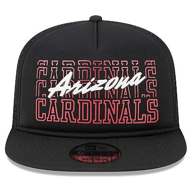 Men's New Era Black Arizona Cardinals  Instant Replay 9FIFTY Snapback Hat