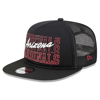 Men's New Era Black Arizona Cardinals  Instant Replay 9FIFTY Snapback Hat