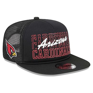 Men's New Era Black Arizona Cardinals  Instant Replay 9FIFTY Snapback Hat