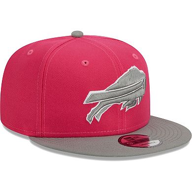 Men's New Era Pink/Gray Buffalo Bills 2-Tone Color Pack 9FIFTY Snapback Hat