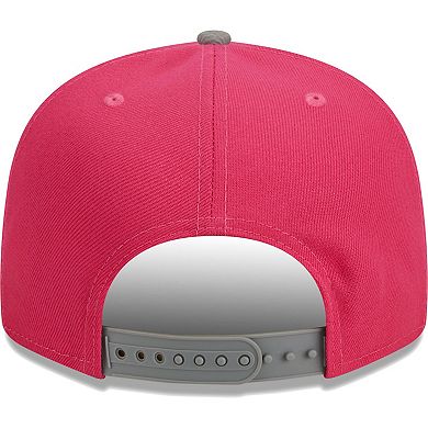 Men's New Era Pink/Gray Buffalo Bills 2-Tone Color Pack 9FIFTY Snapback Hat