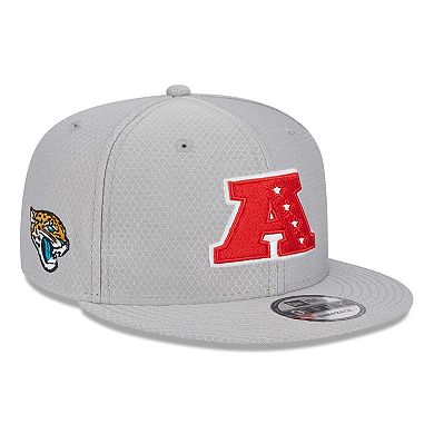 Men's New Era Gray Jacksonville Jaguars 2024 Pro Bowl 9FIFTY Adjustable Snapback Hat