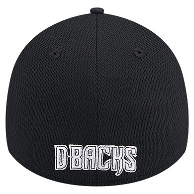 Men's New Era Black Arizona Diamondbacks Active Dash Mark 39THIRTY Flex Hat