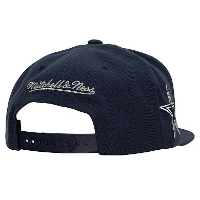 Men's Mitchell & Ness Navy Dallas Cowboys Retro Sport Snapback Hat