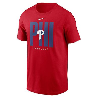 Men's Nike Red Philadelphia Phillies Scoreboard T-Shirt