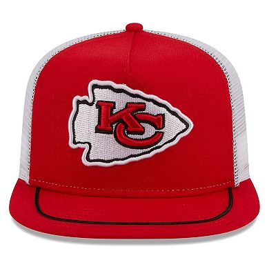 Men's New Era Red/White Kansas City Chiefs Original Classic Golfer Adjustable Hat