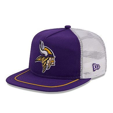 Men's New Era Purple/White Minnesota Vikings Original Classic Golfer Adjustable Hat