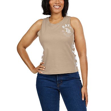 Women's WEAR by Erin Andrews Tan Tampa Bay Rays Tonal Tank Top