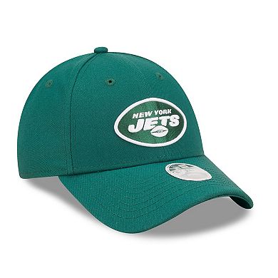 Women's New Era Green New York Jets Simple 9FORTY Adjustable Hat