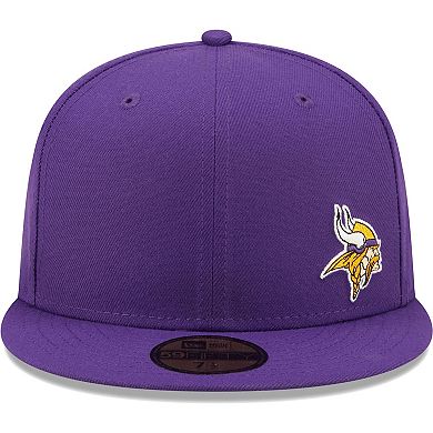Men's New Era Purple Minnesota Vikings  Flawless 59FIFTY Fitted Hat