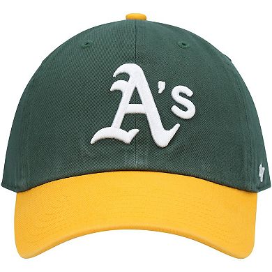 Men's '47 Green Oakland Athletics Clean Up Adjustable Hat