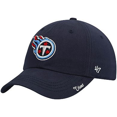 Women's '47 Navy Tennessee Titans Miata Clean Up Primary Adjustable Hat