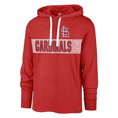 Men's '47 Red St. Louis Cardinals Field Franklin Pullover Hoodie