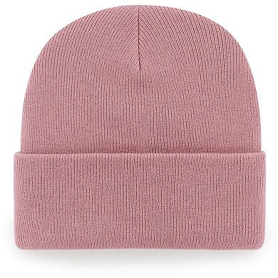 Women's '47  Pink Tennessee Titans Haymaker Cuffed Knit Hat