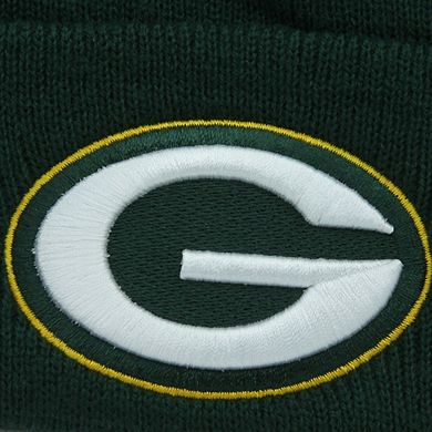Mens Green Bay Packers '47 Brand Green Raised Cuffed Knit Hat