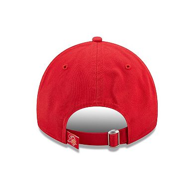 Women's New Era Red Tampa Bay Buccaneers Core Classic 2.0 9TWENTY Adjustable Hat