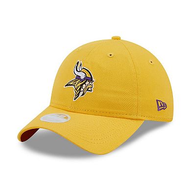 Women's New Era Gold Minnesota Vikings Core Classic 2.0 9TWENTY Adjustable Hat
