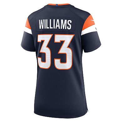 Women's Nike Javonte Williams Navy Denver Broncos Alternate Game Jersey