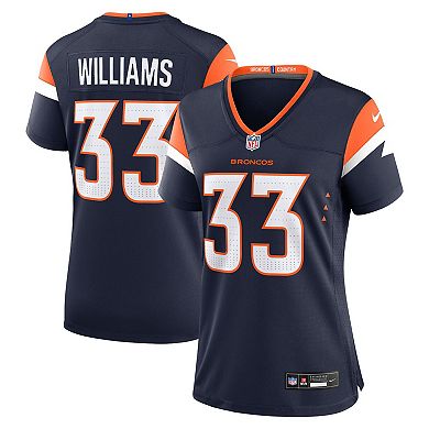 Women's Nike Javonte Williams Navy Denver Broncos Alternate Game Jersey