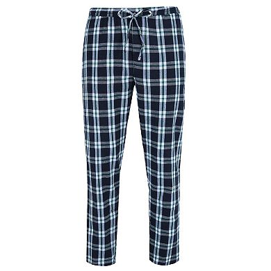 Men's Long Sleeve Henley With Flannel Pant Lounge Set